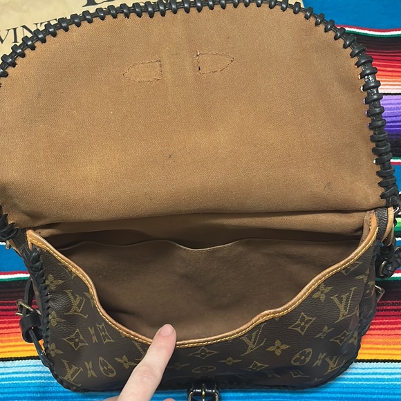 Vintage Boho Bags Fringeless Satchel Custom Louis Vuitton - Picture 3 of 8